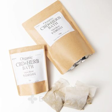 オーガニック CBD&ハーブ バス CBDとヨモギの入浴剤 ５pcs(Organic CBD&HERB BATH )